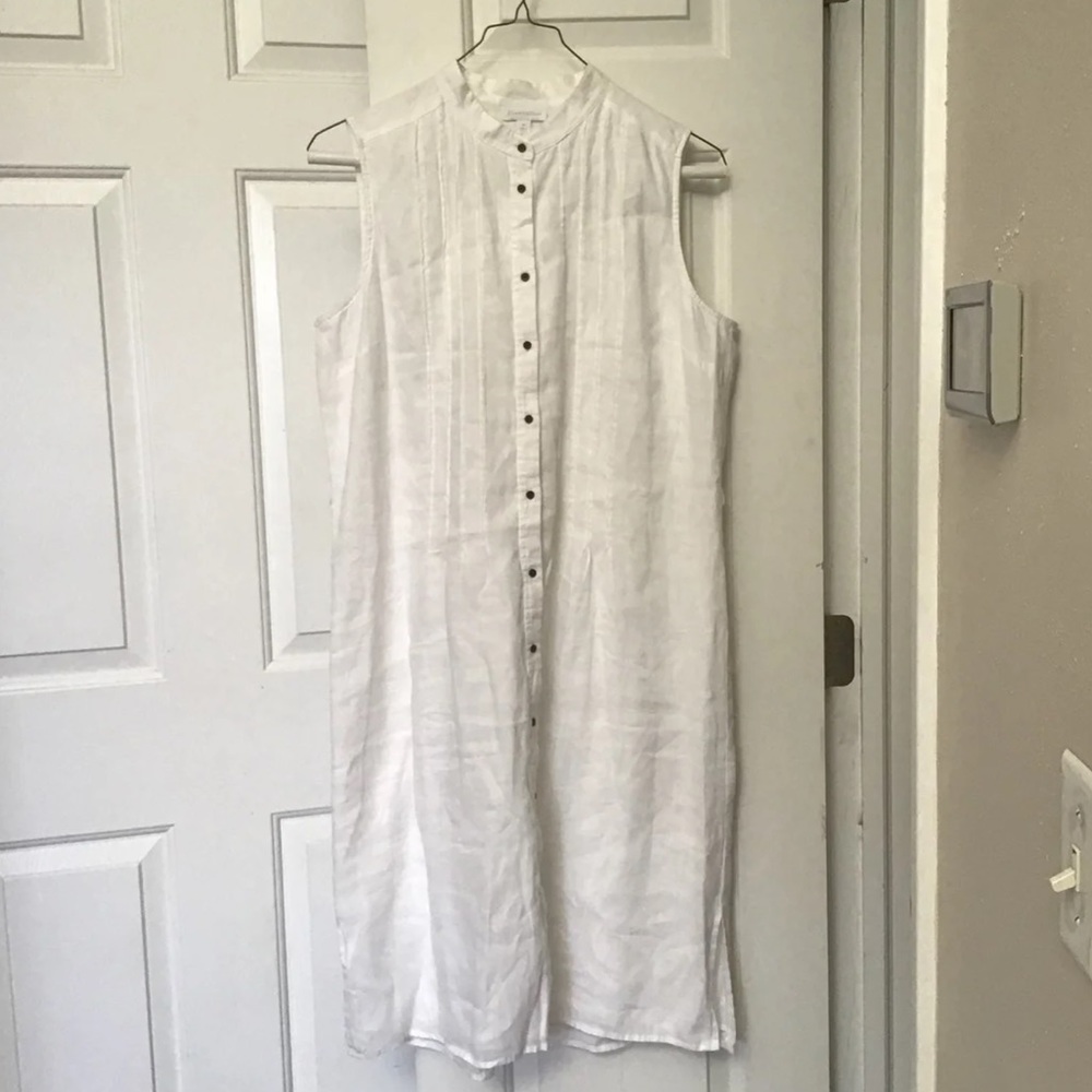 Charter club button down beach dress